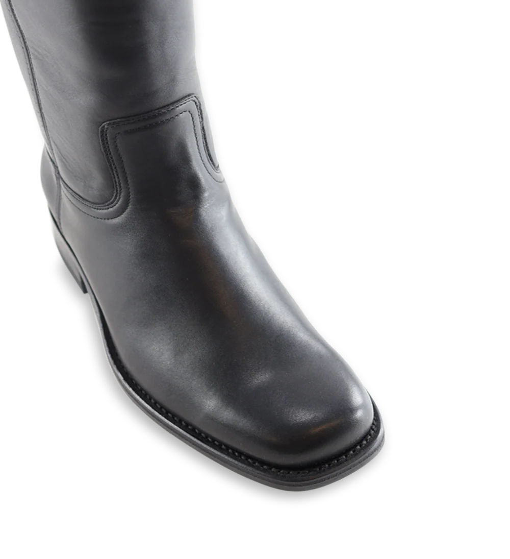 Achilla støvler, sort læder - Image 5