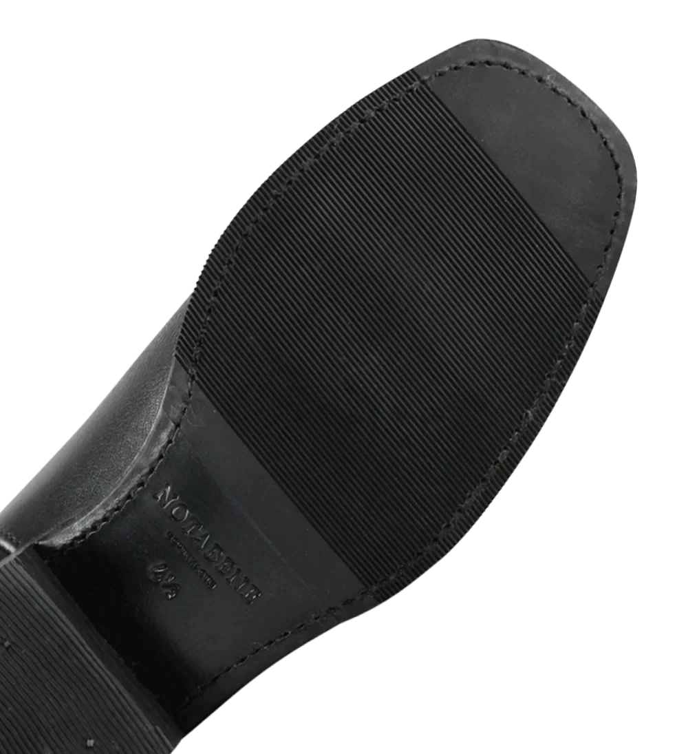 Achilles støvler, sort læder - Image 8