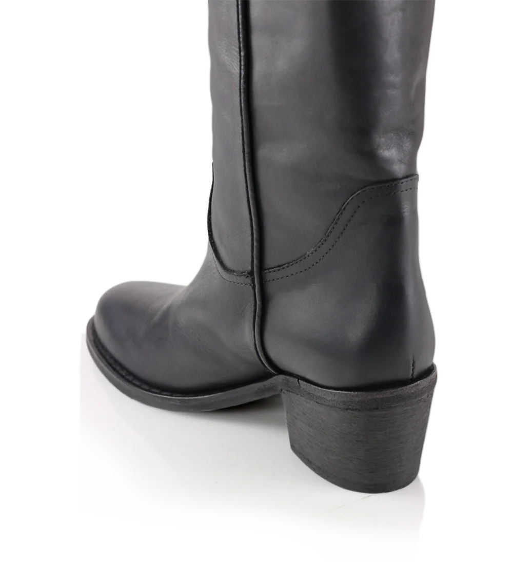 Anca 50 støvler, sort læder - Image 5