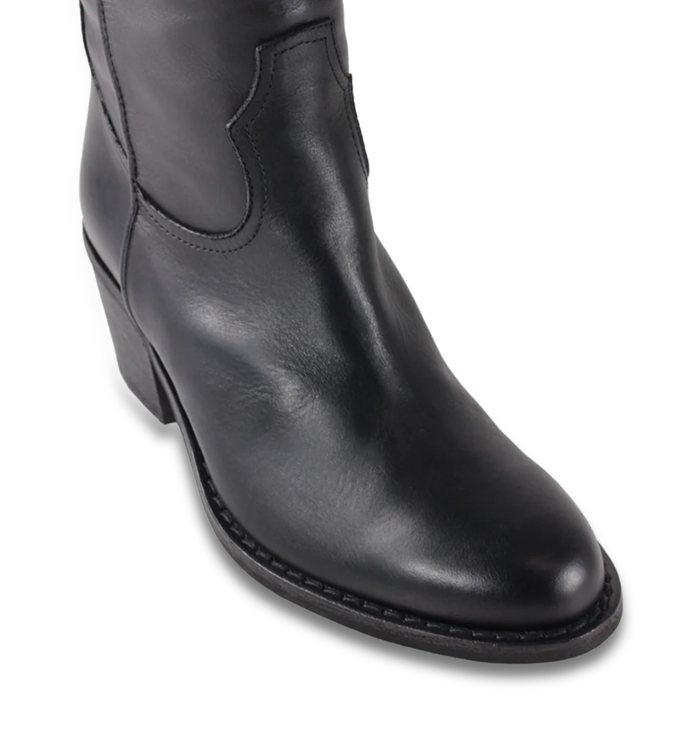 Anca 50 støvler, sort læder - Image 6