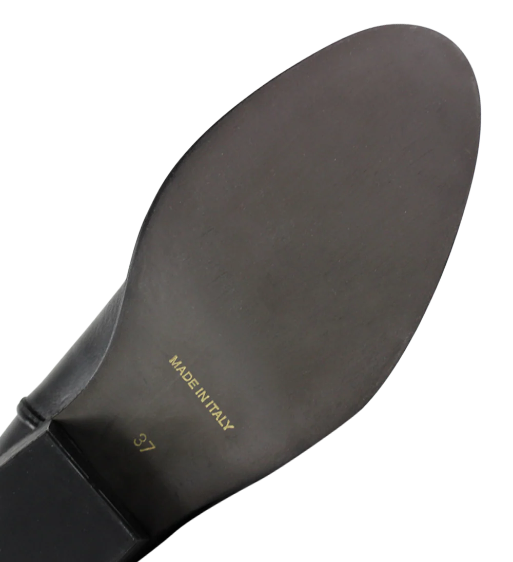 Anna 50 støvler, sort læder - Image 7