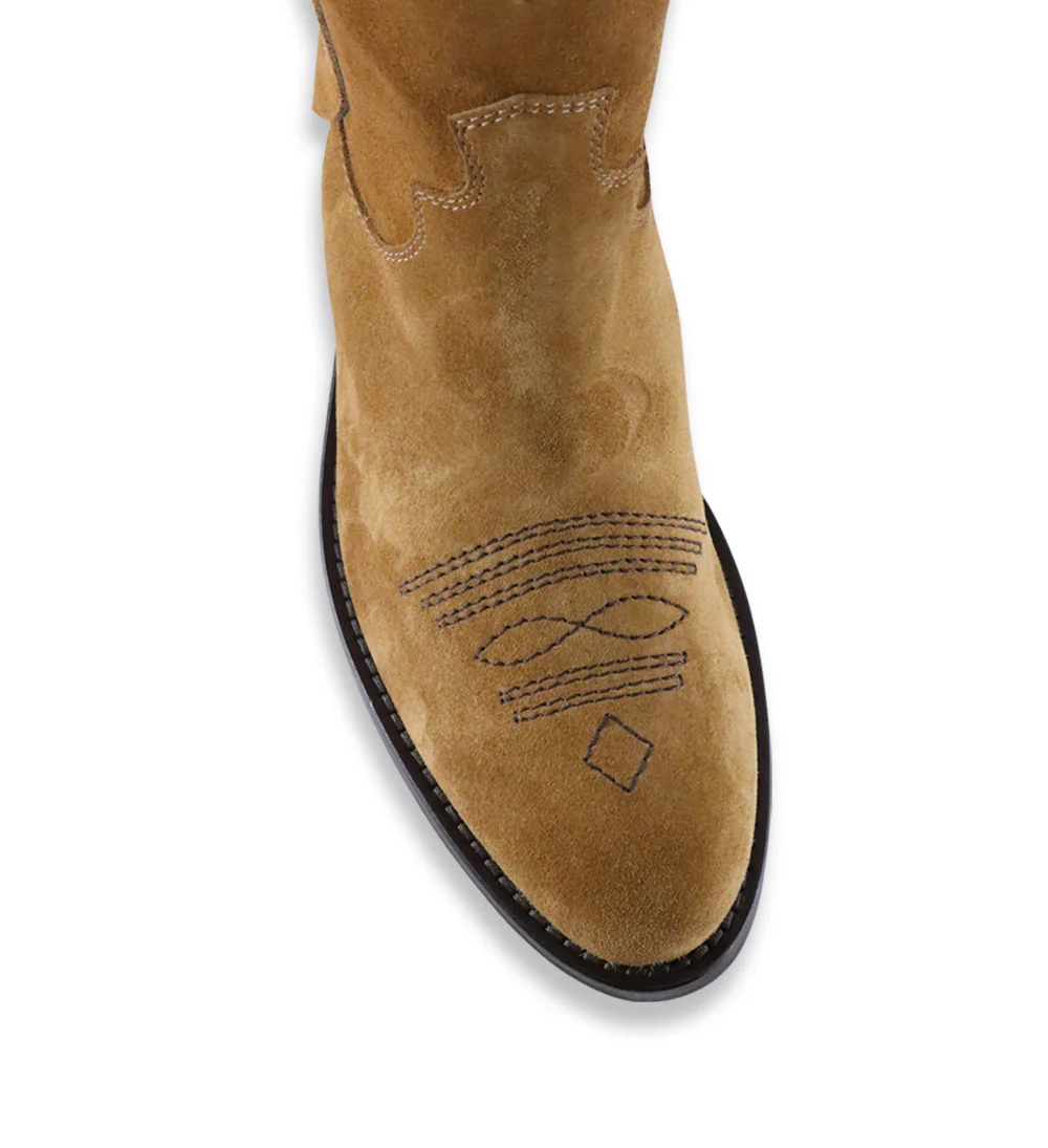 Anne støvler, brun ruskind - Image 5