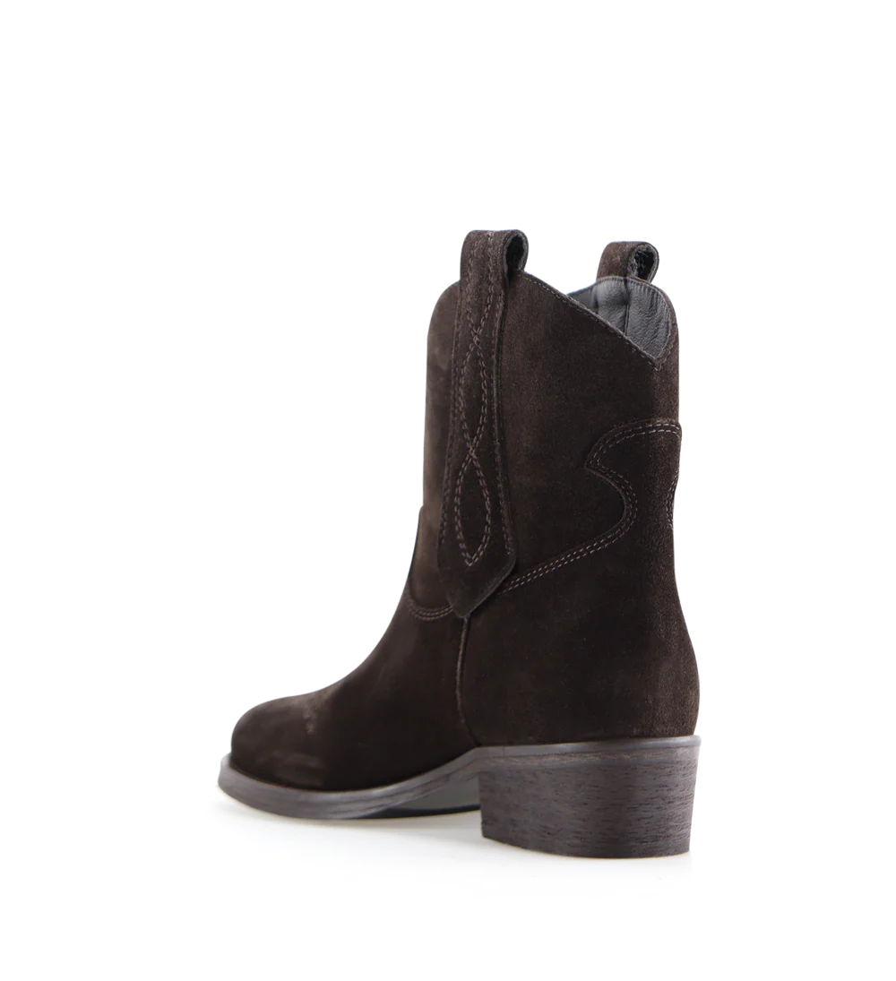 Anne støvler, mørkebrun ruskind - Image 5