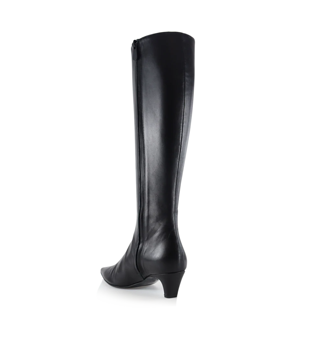 Brenda 45 støvler, sort læder - Image 5