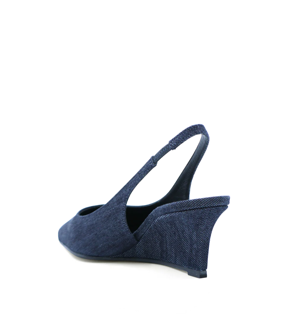 Elba 50 kilehæl, denim - Image 5