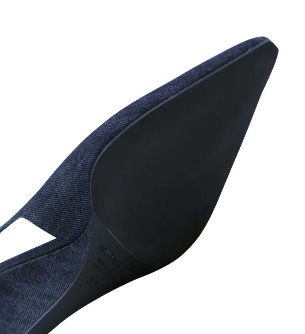 Elba 50 kilehæl, denim - Image 6