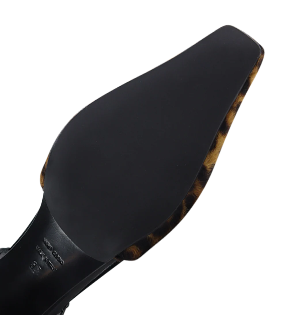 Elena 35 slingback stiletter, Leopard - Image 8