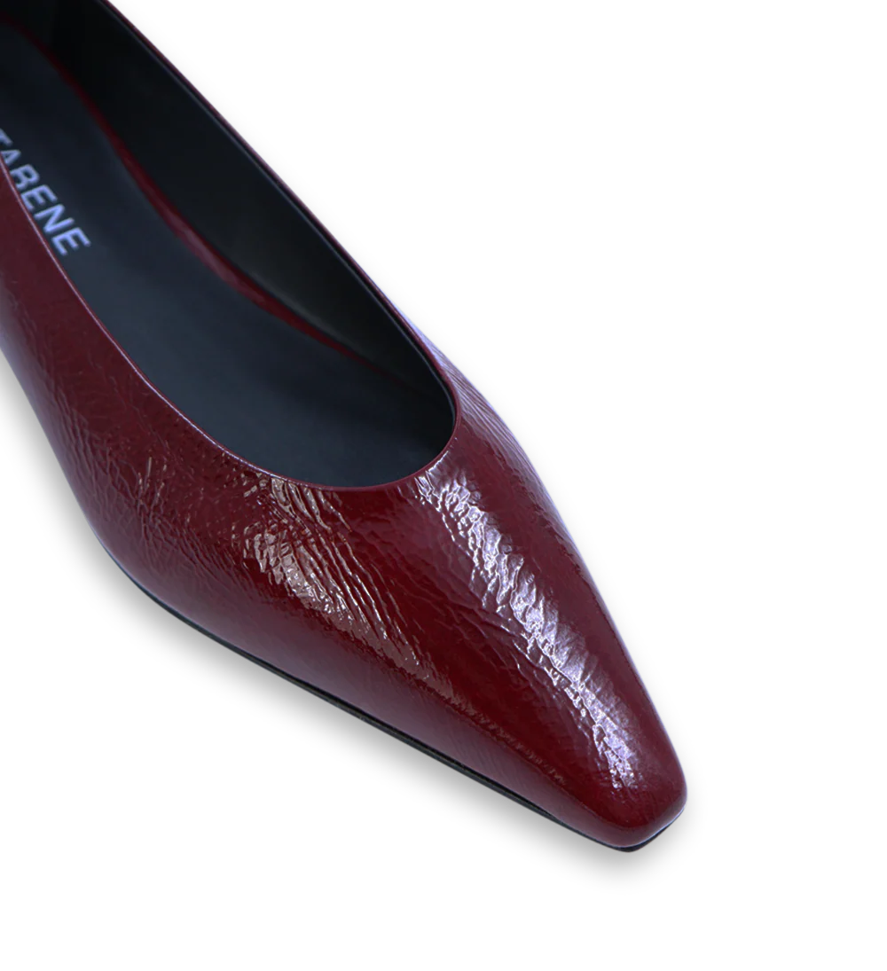 Gisla ballerina, bordeaux lak - Image 3