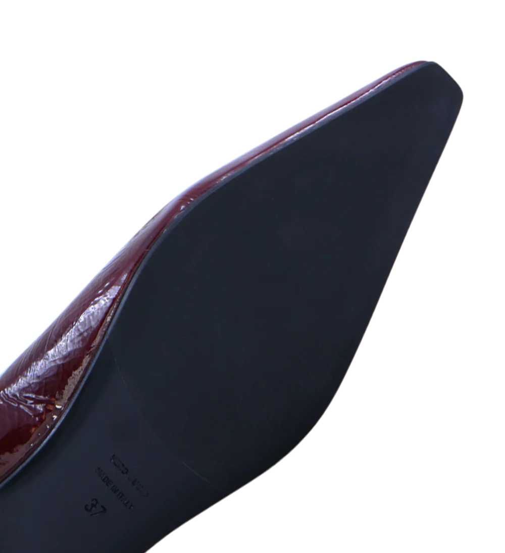 Gisla ballerina, bordeaux lak - Image 5