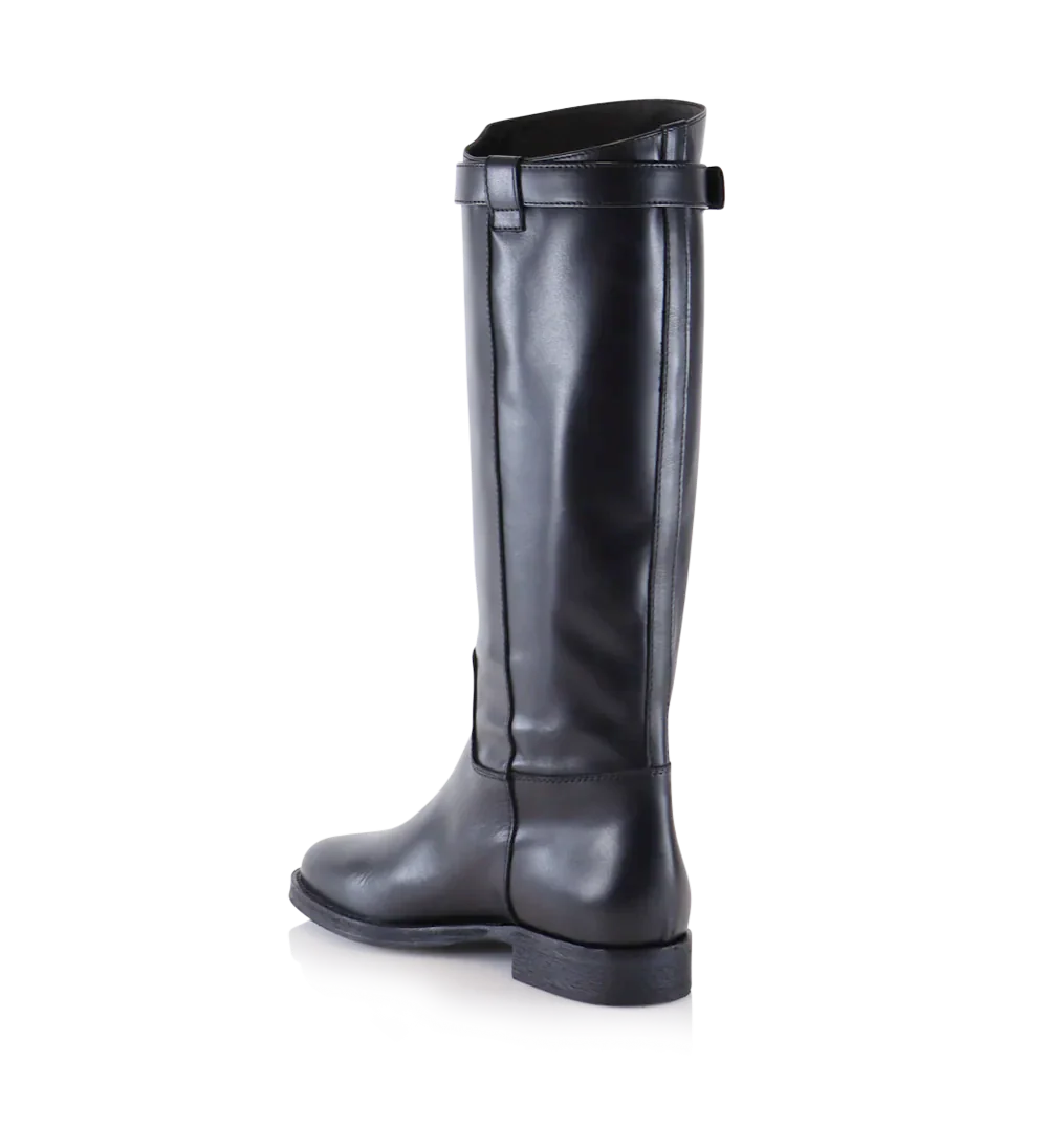 Isabel støvler, sort læder - Image 4