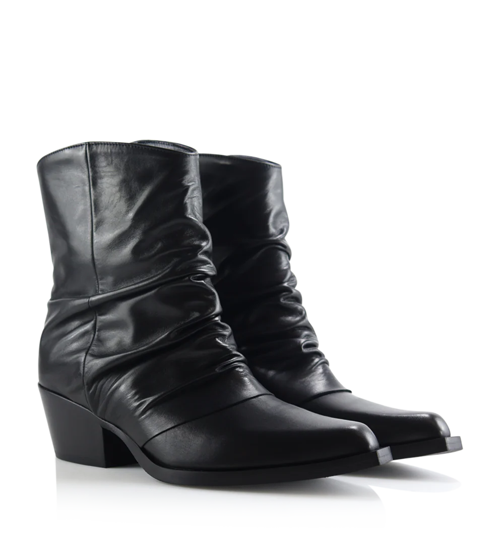 Luciana 50 støvler, sort læder - Image 3