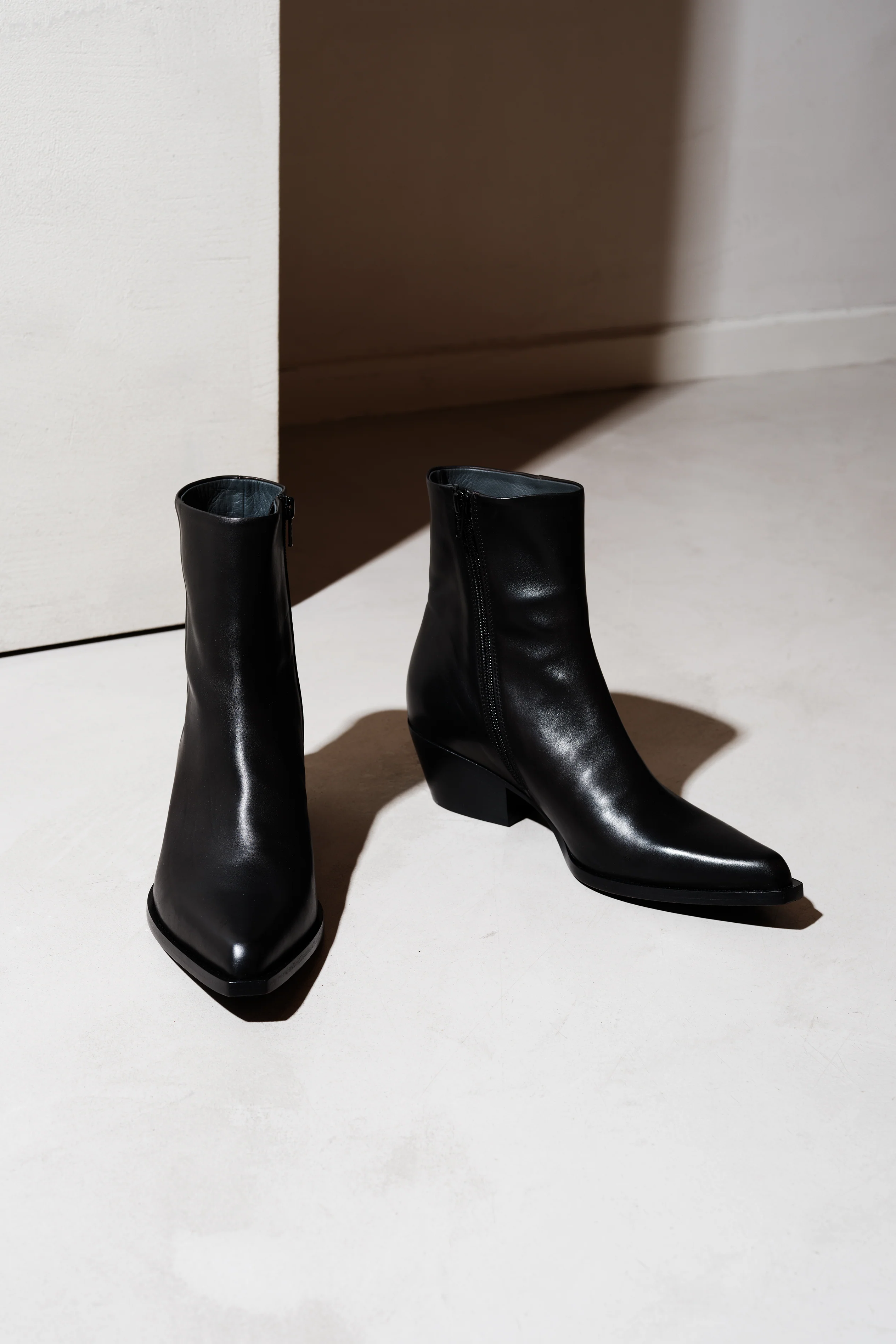 Lucy 50 støvler, sort læder - Image 4