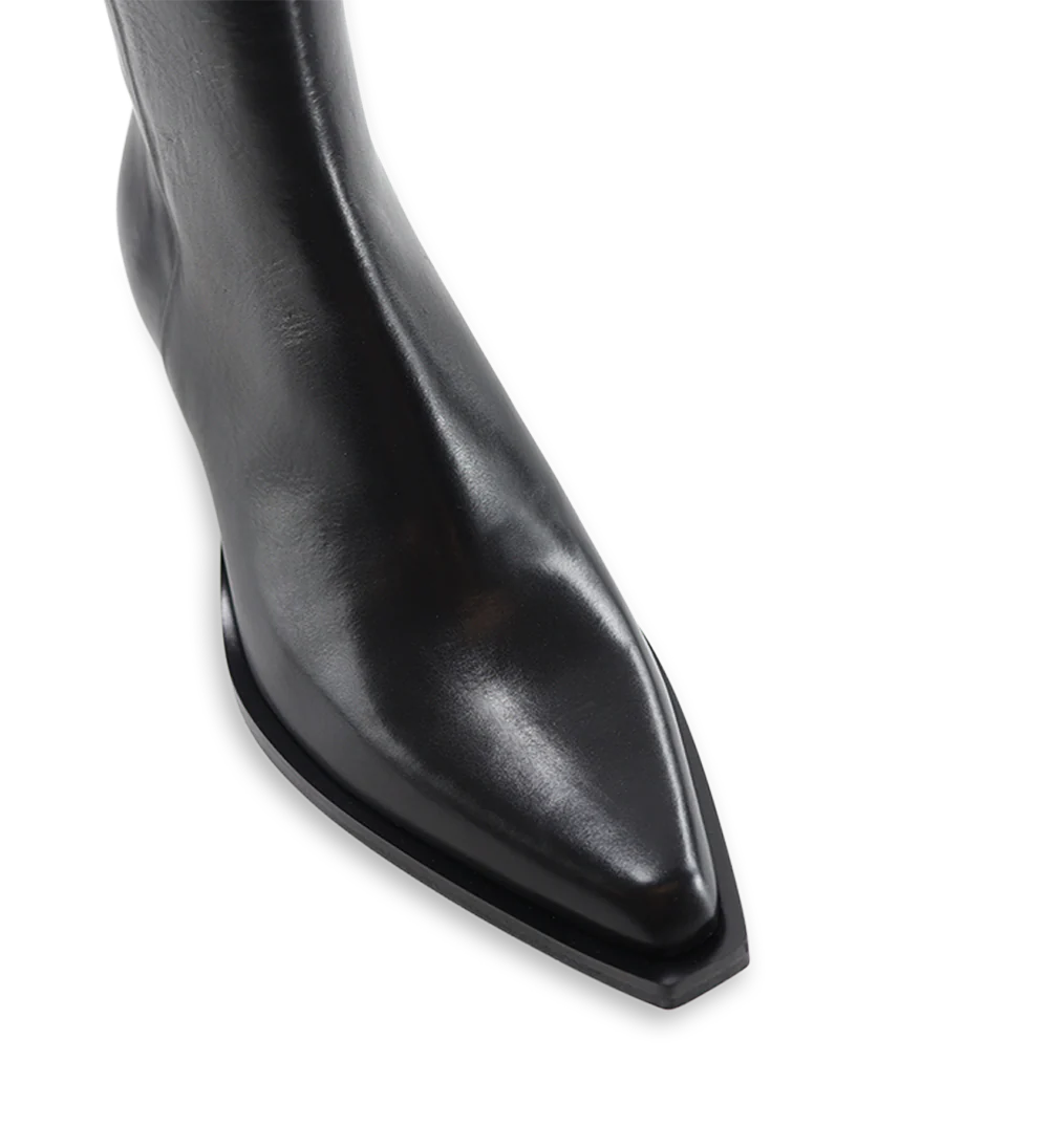 Lucy 50 støvler, sort læder - Image 7
