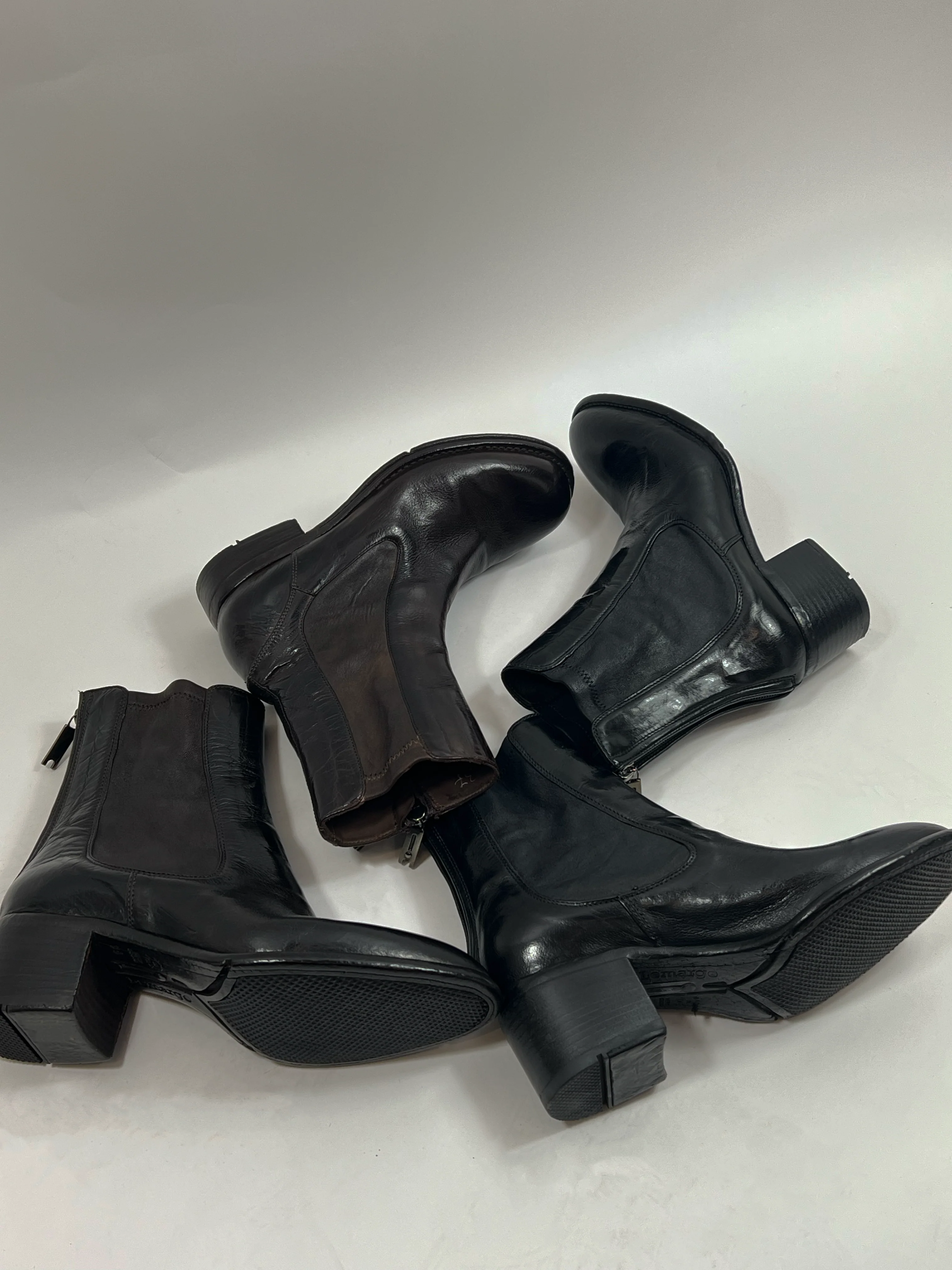 Norma 50 chelsea støvler, sort læder - Image 6