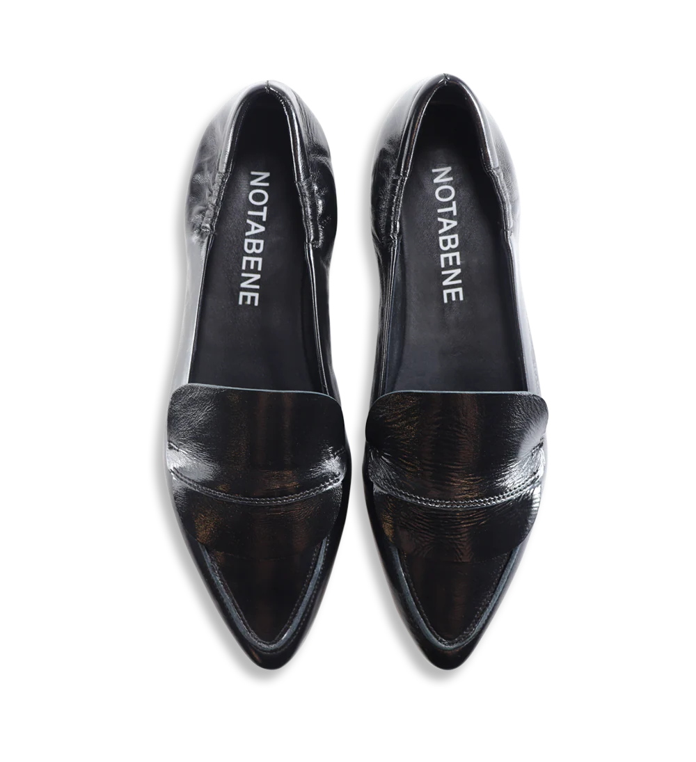 Romy II loafers, sort lak - Image 6