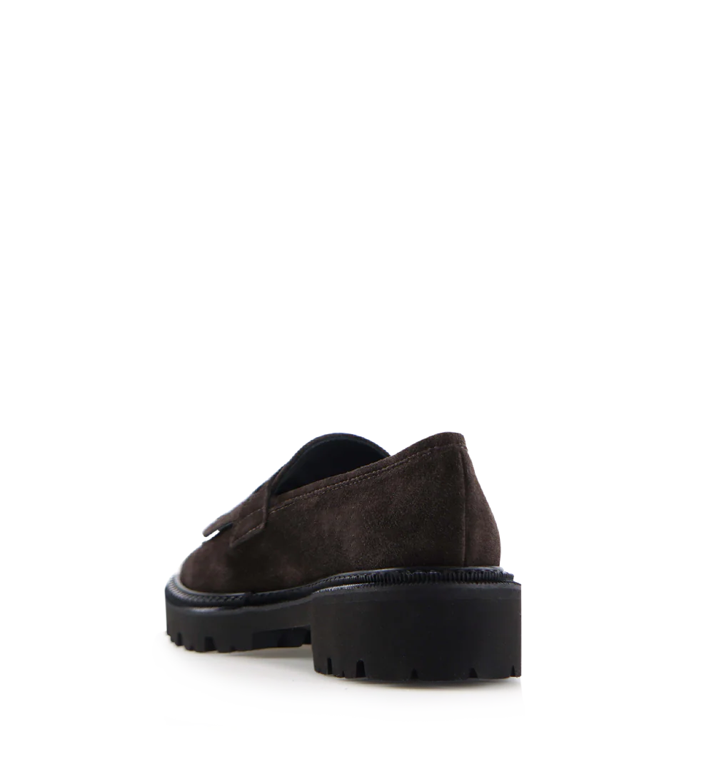 Tereza loafers, mørkebrun ruskind - Image 5