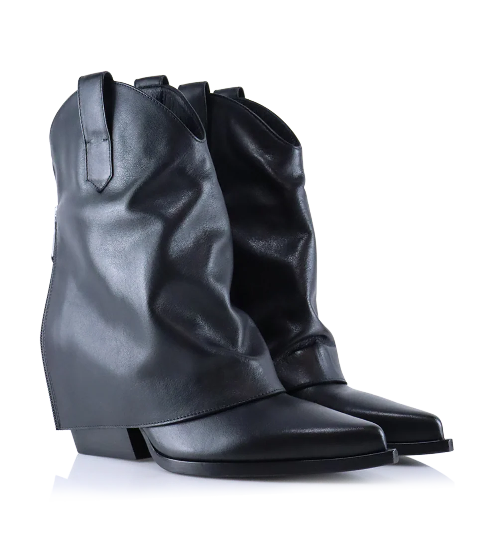 Zorro 60 støvler, sort læder - Image 6