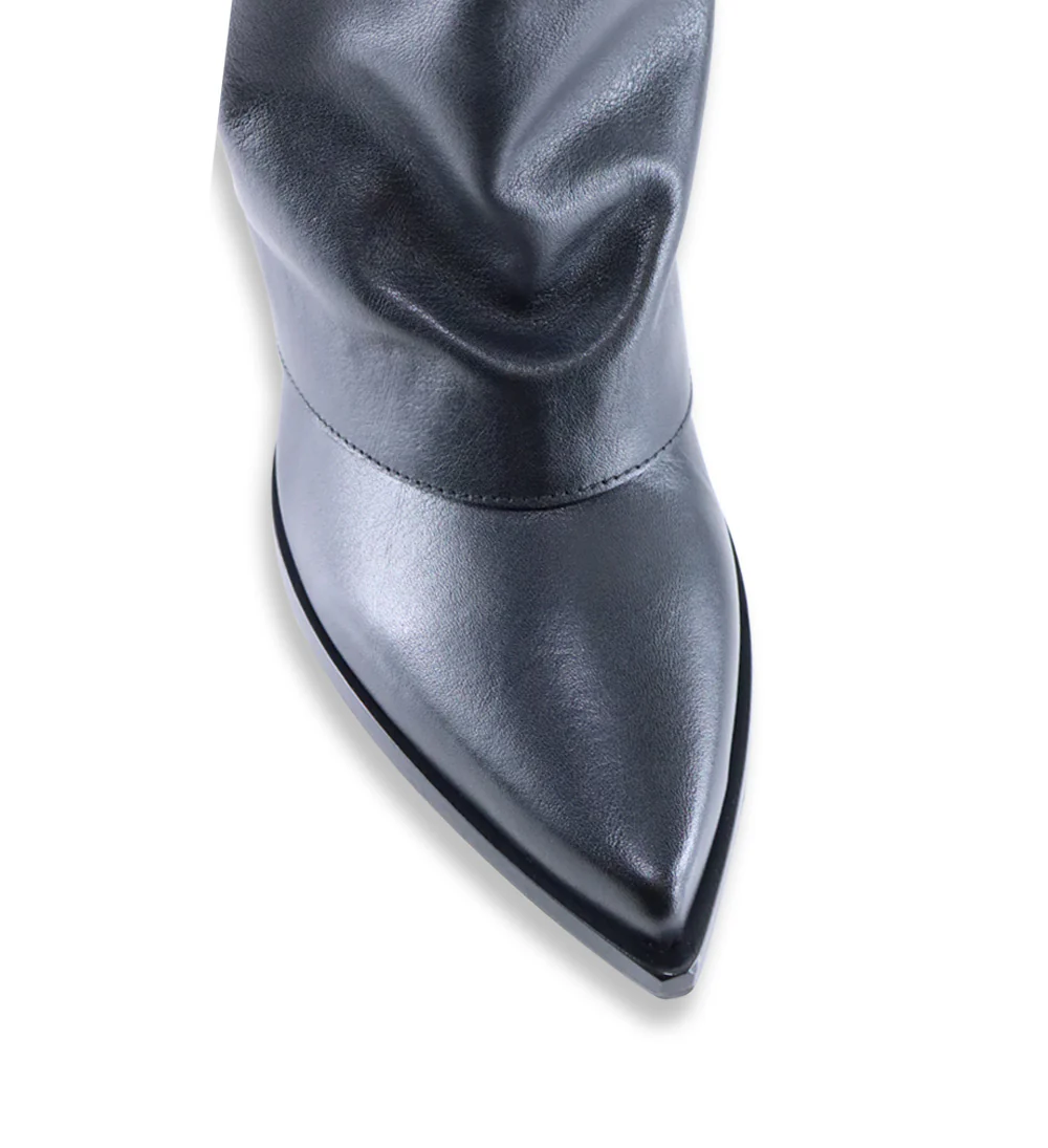 Zorro 60 støvler, sort læder - Image 8